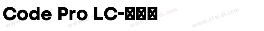 Code Pro LC字体转换